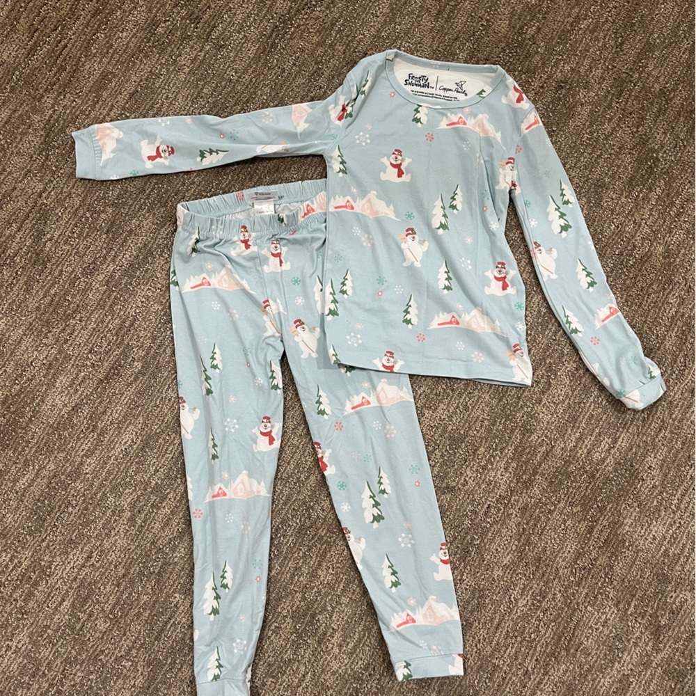 Copper Pearl Frosty the Snowman Jammies